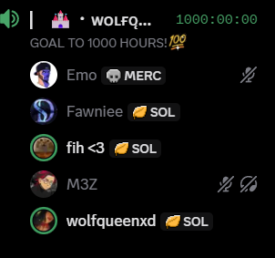1000 HOURS IN VOICE CHANNEL!!!!!